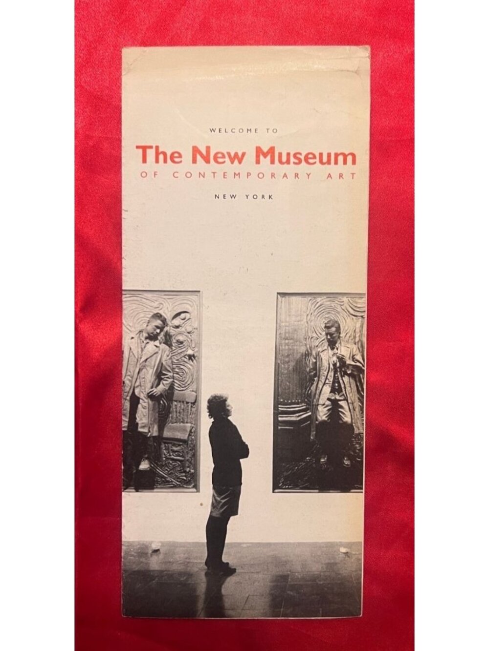 New Museum NYC Brochure c1980s Contemporary Art Foldout Map Photos